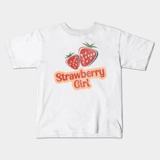 Strawberry Girl Kids T-Shirt